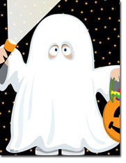 Paper So Pretty - Blank Designer Papers (Halloween Ghost) (DP1099)